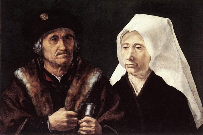 GOSSAERT, Jan (Mabuse) An Elderly Couple cdfg china oil painting image